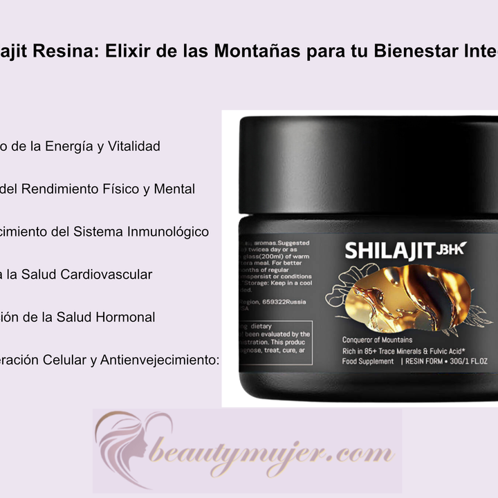 SHILAJIT Elixir de las Montañas