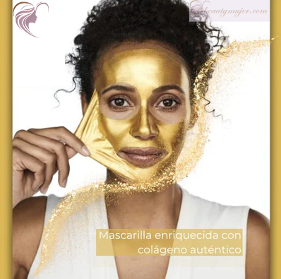 Mascarilla Dorada con Colágeno de Oro