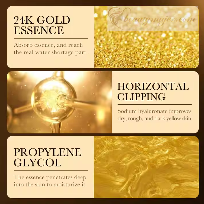 Serum Hidratante Gold 24k Ácido Hialurónico