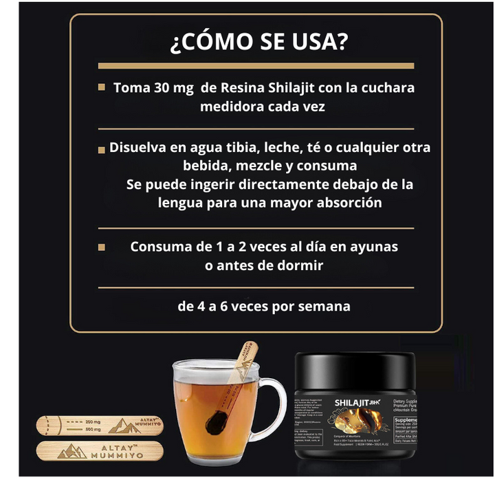 SHILAJIT Elixir de las Montañas