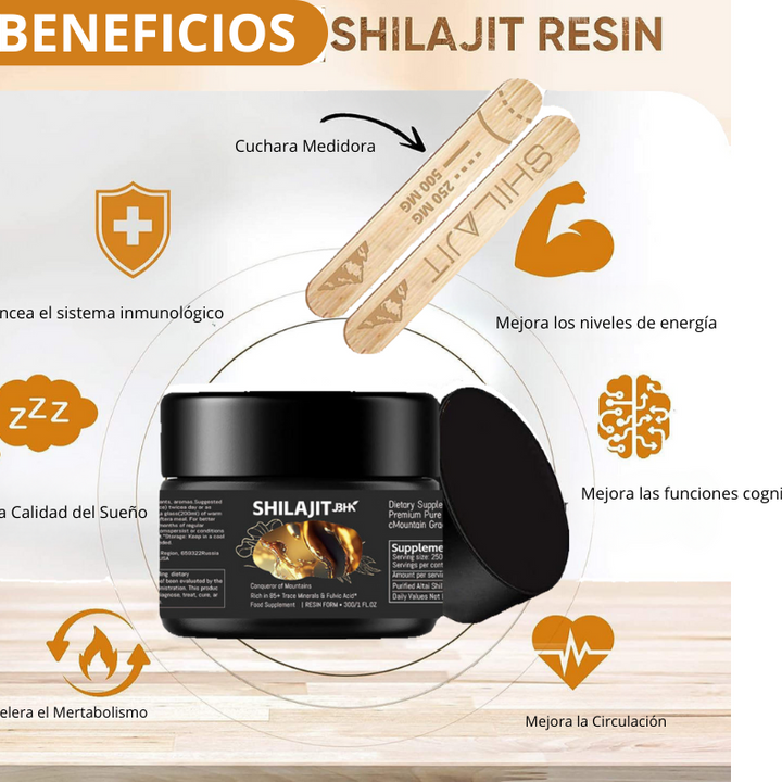 SHILAJIT Elixir de las Montañas